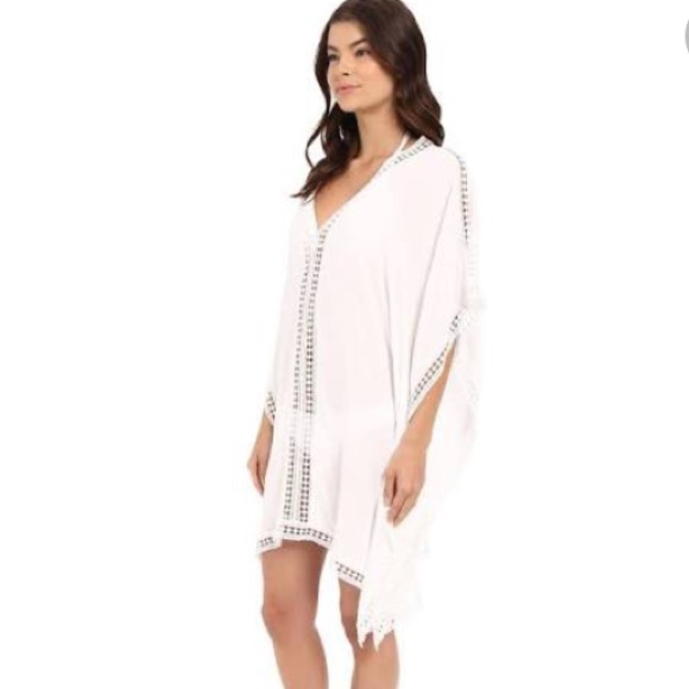 Tommy Bahama Lace Trim Tunic Swim Cover-Up